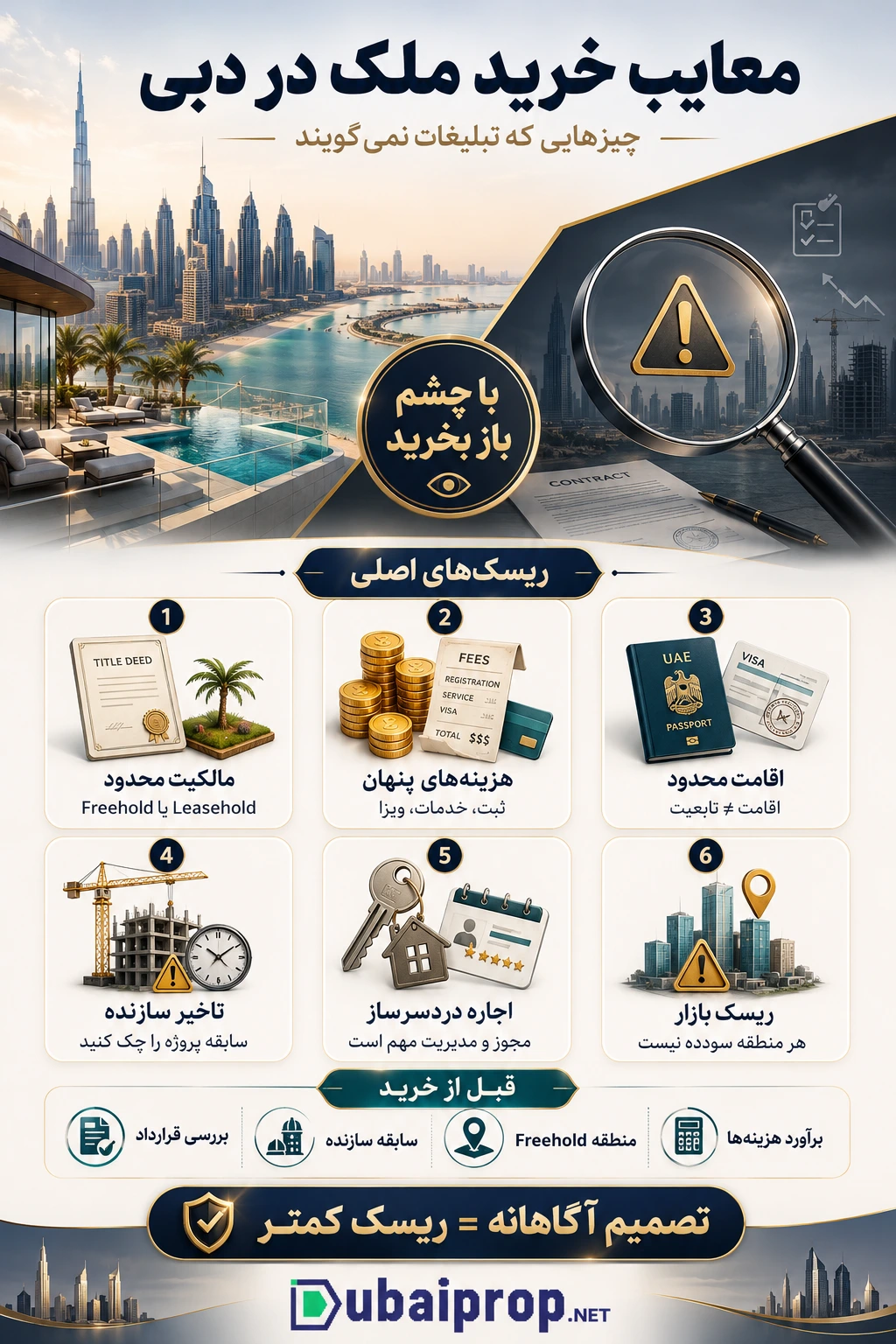معایب خرید خانه در دبی