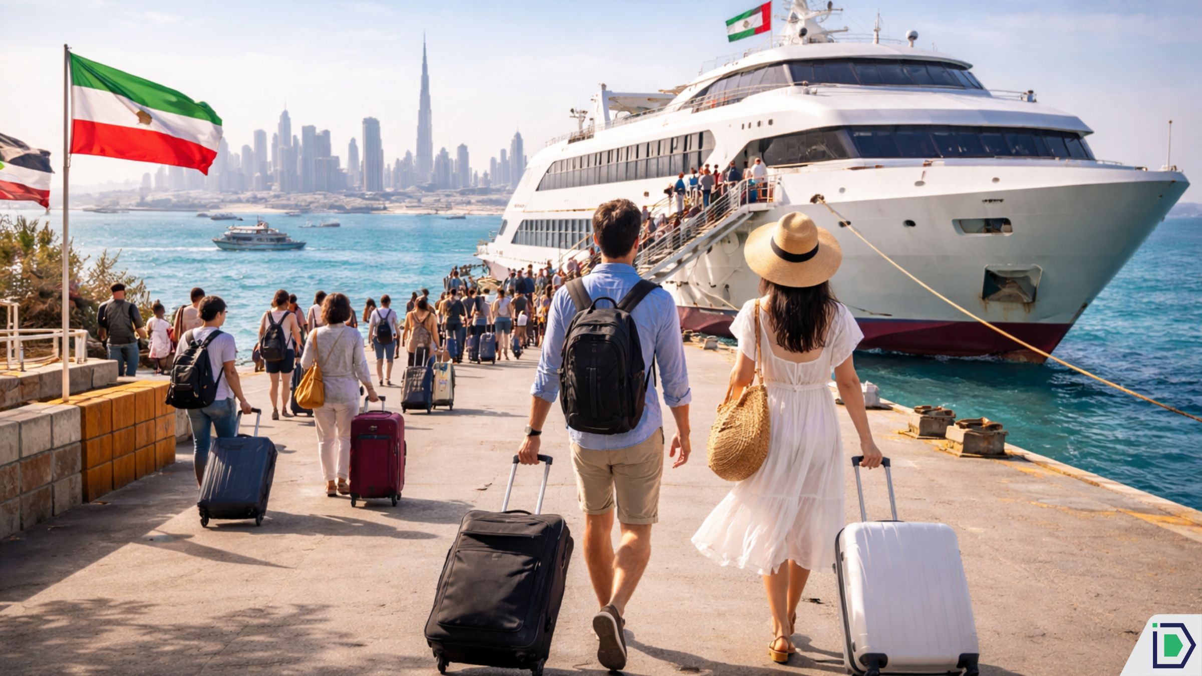 از چه بندری میشه رفت دبی